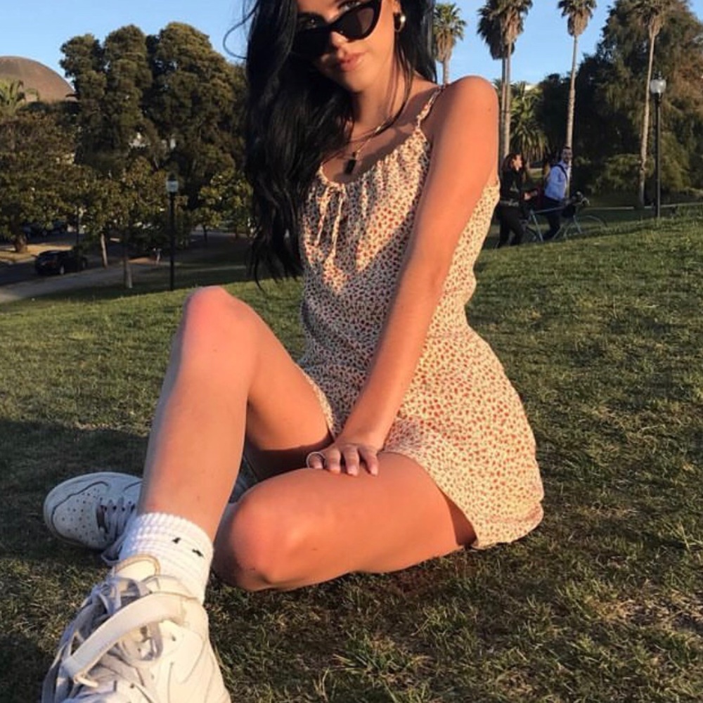 Yellow brandy Melville dress